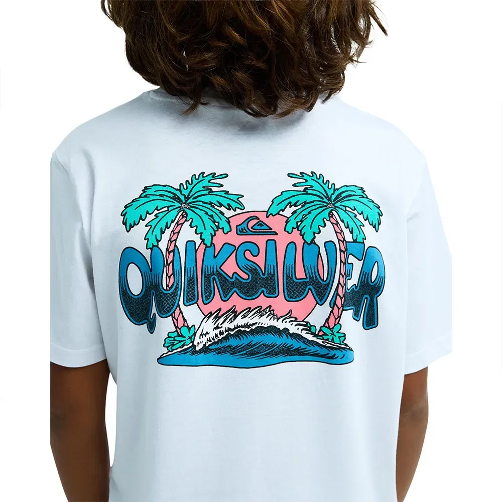 Футболка Palm Horizon Quiksilver, белый — фото 3