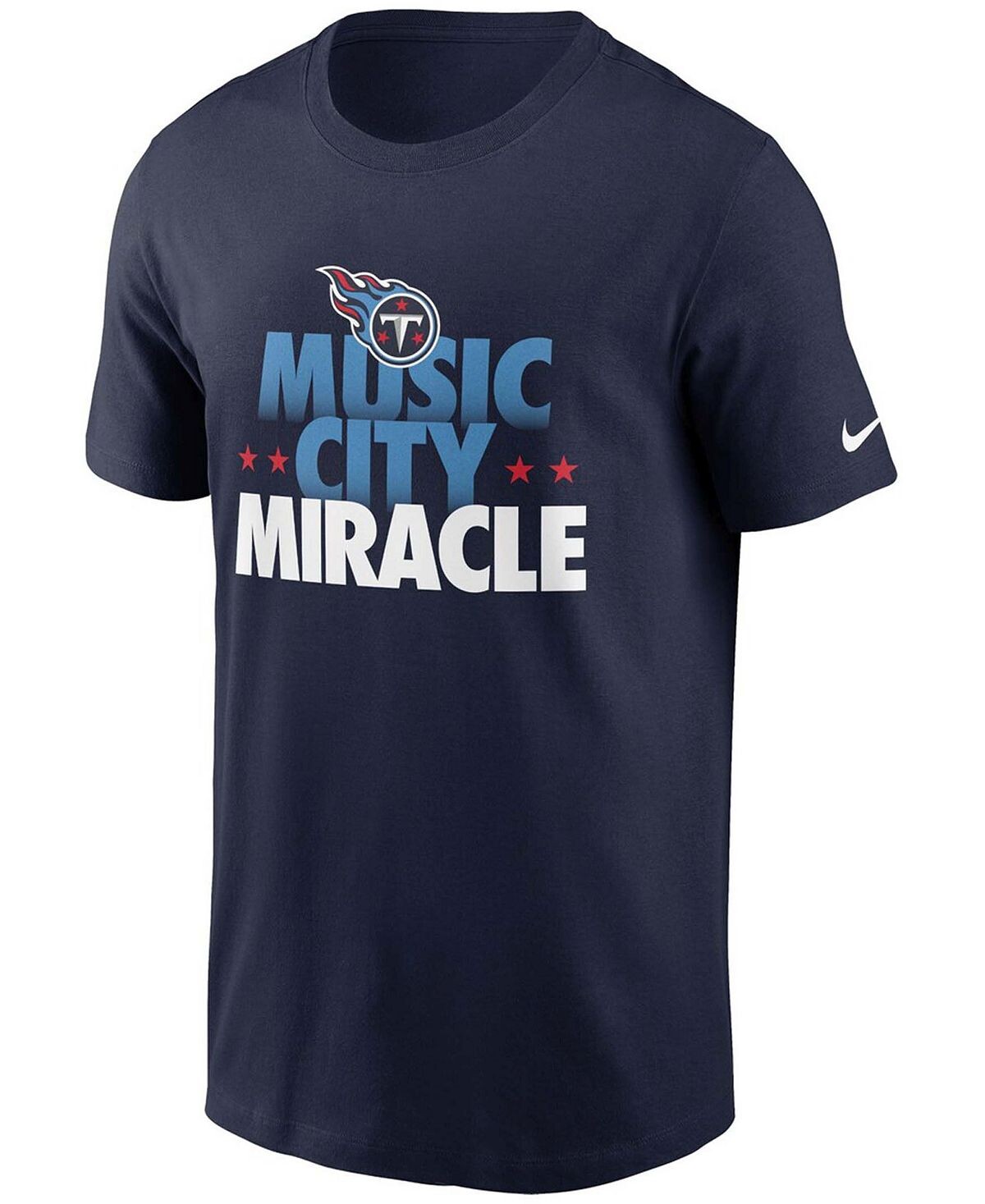 Мужская темно-синяя футболка tennessee titans hometown collection music city Nike, синий — фото 4