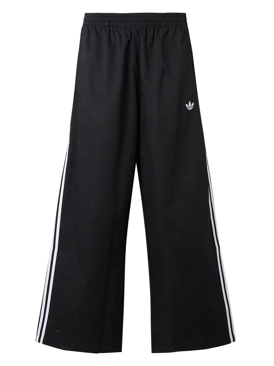 Брюки ADIDAS ORIGINALS свободного кроя, черные