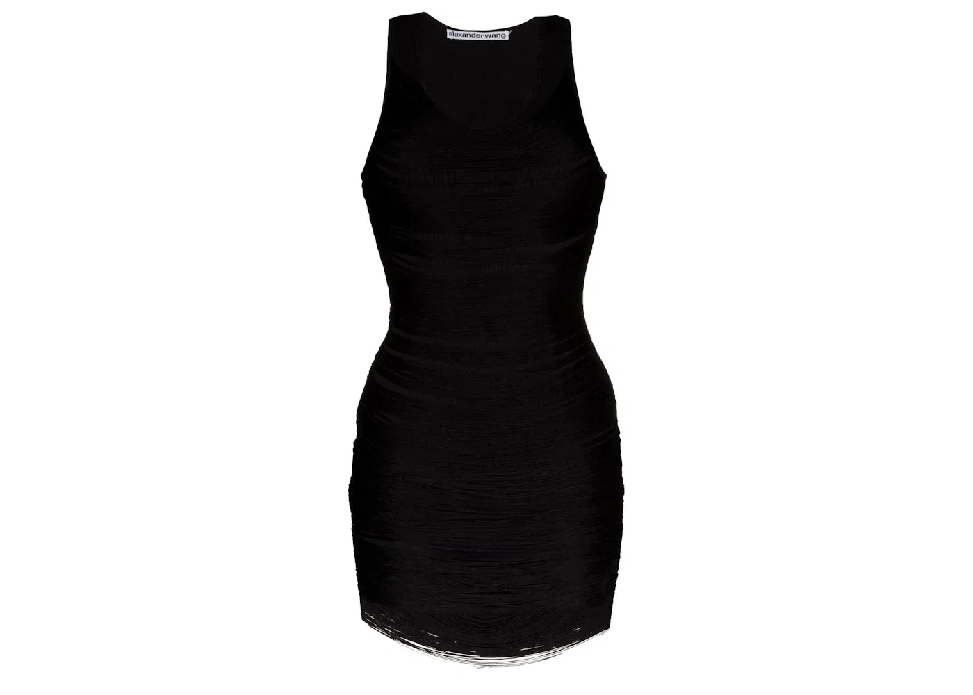 Женское платье с бахромой Alexander Wang, Black
