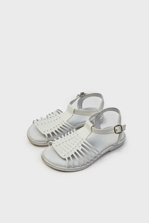 Детские туфли для девочек из искусственной кожи Tyess, White — фото 3