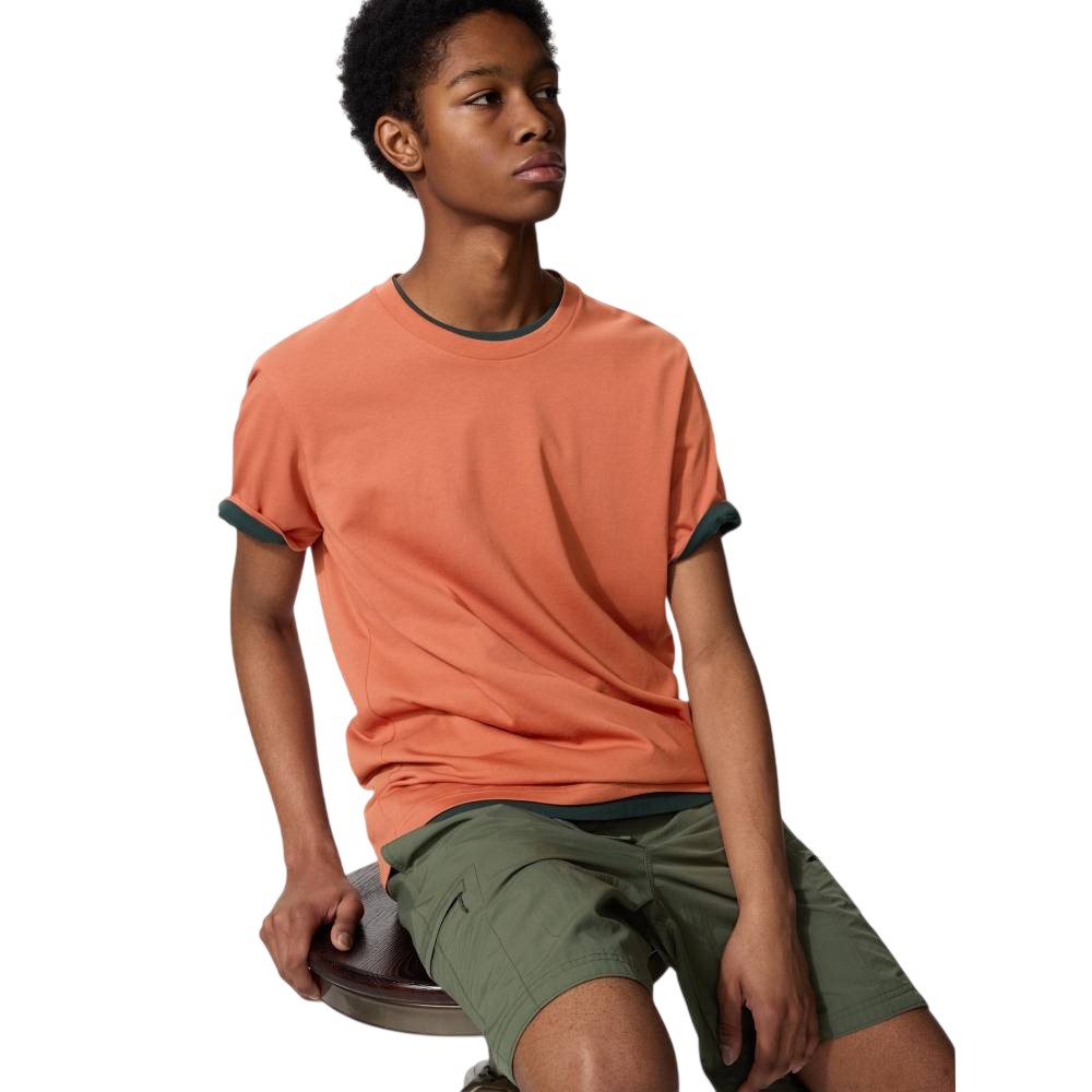 Футболка Uniqlo DRY Colour Crew Neck Unisex, 26 оранжевый