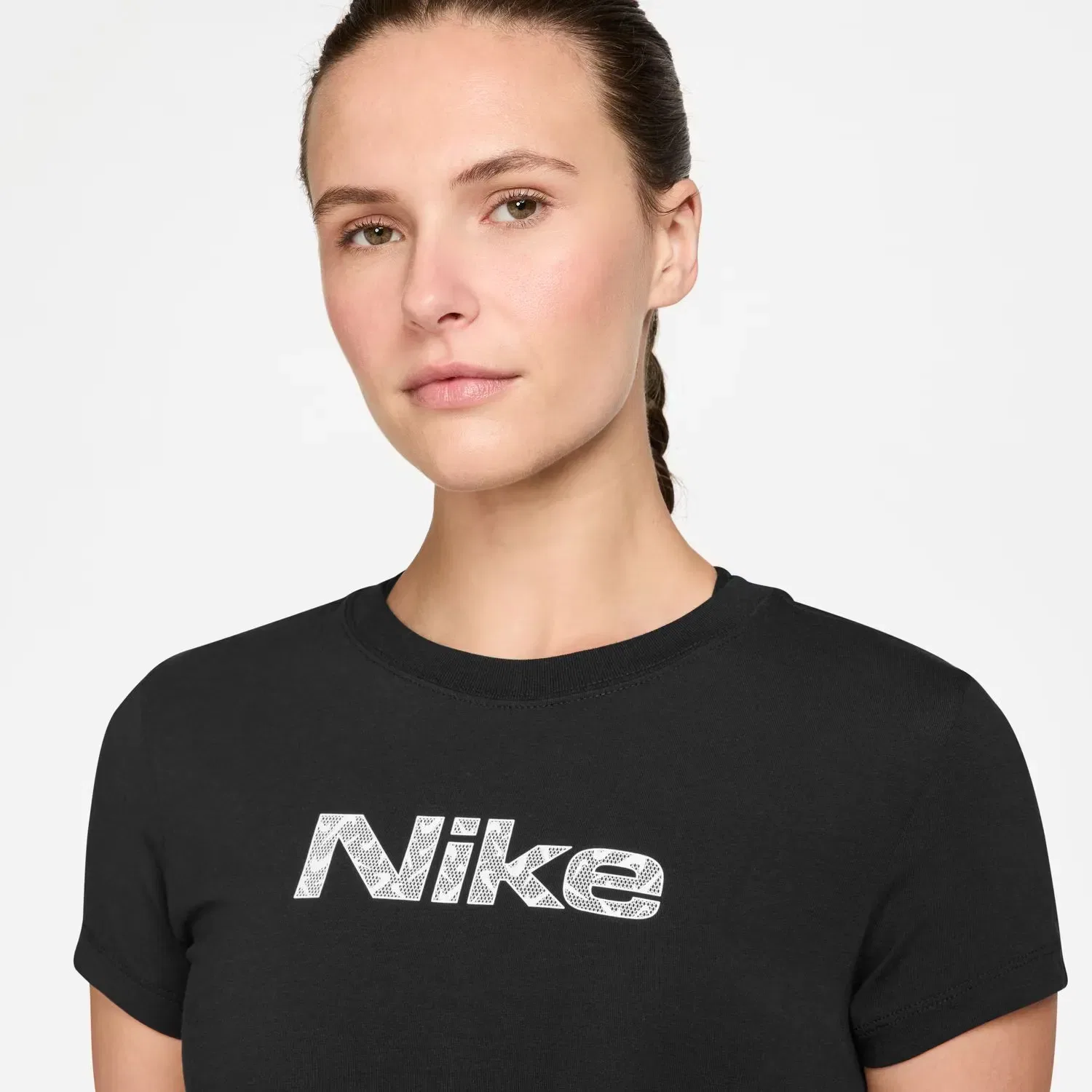 Женская футболка из модала Nike, Negro — фото 3