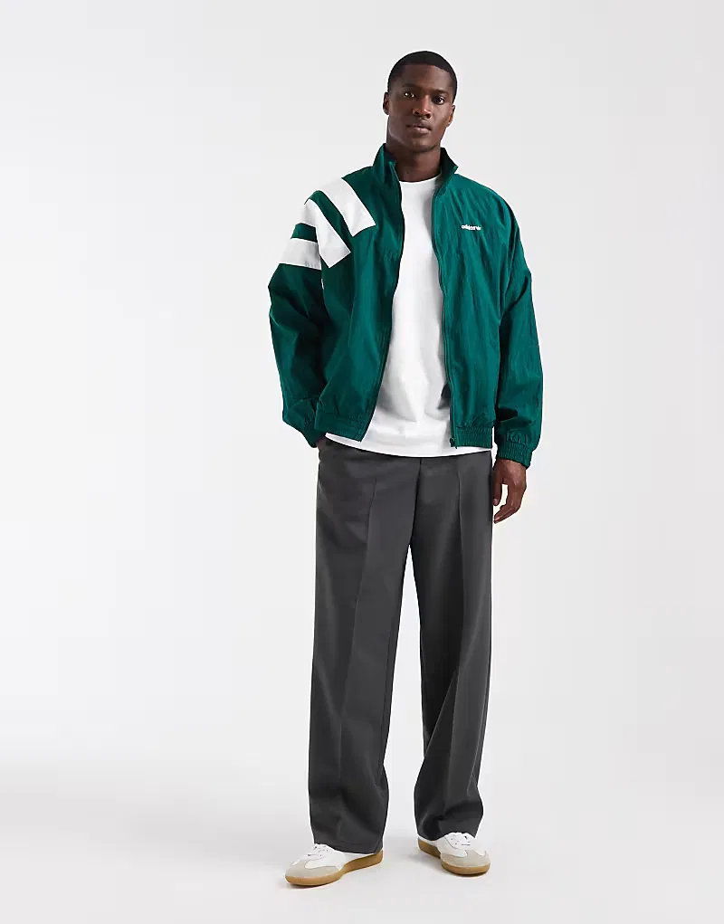 Куртка спортивная Arch Adidas Originals, зеленый