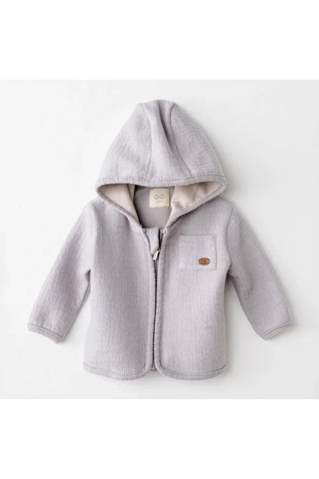 Детская куртка для девочек с капюшоном Andywawa, Grey