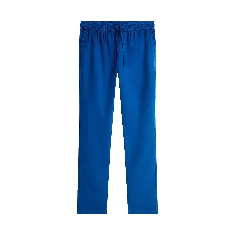 Мужские брюки-чинос с зауженным кроем Harlem Sorona Linen Tommy hilfiger, Blue — фото 3