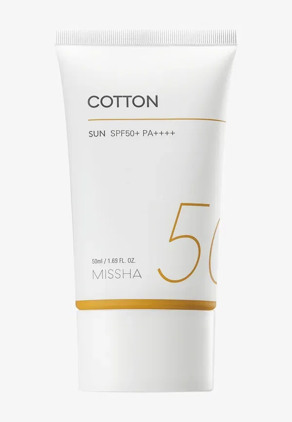 Солнцезащитный крем SPF50+ Missha Cotton Sun, 50 мл