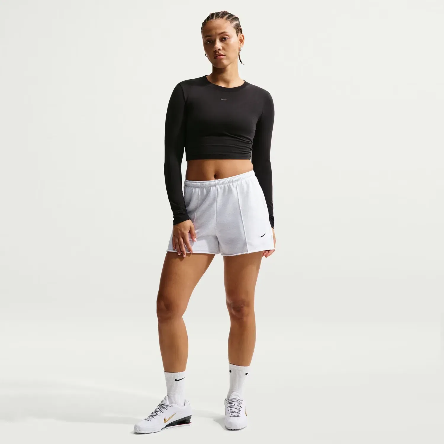 Женские шорты Sportswear Chill Terry Short Nike, Blanco