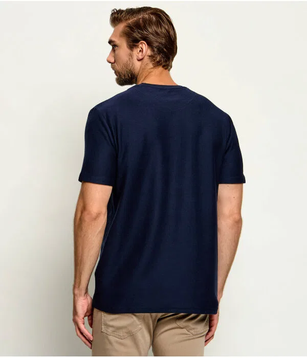 Мужская футболка хлопковая U.S. Polo Assn., Blu Marino — фото 3