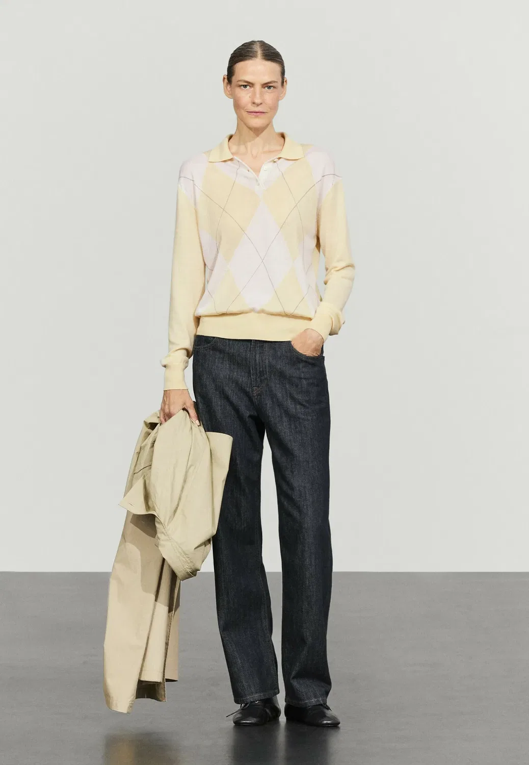 Прыгун Massimo Dutti, Light Yellow — фото 2