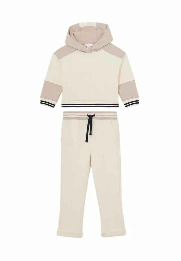 Спортивный костюм из хлопка и полиэстера Pia jogger set Reiss, Neutral, нейтральный
