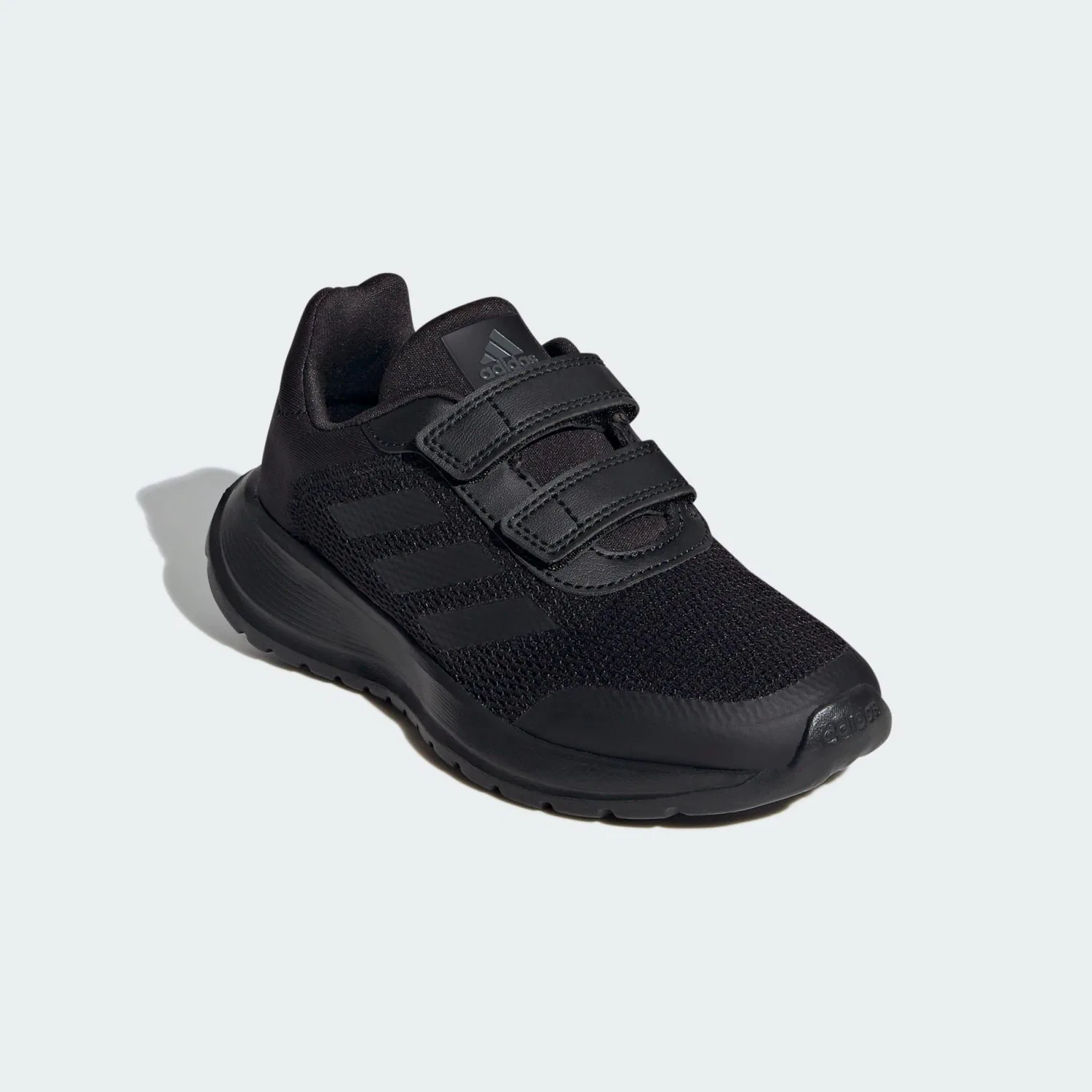 Детские кроссовки с липучками Tensaur Run Adidas, Schwarz Dunkelgrau — фото 4