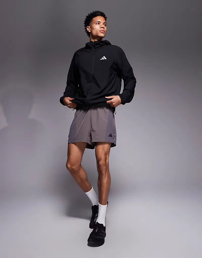 Тренировочные шорты Adidas Training Power серого
