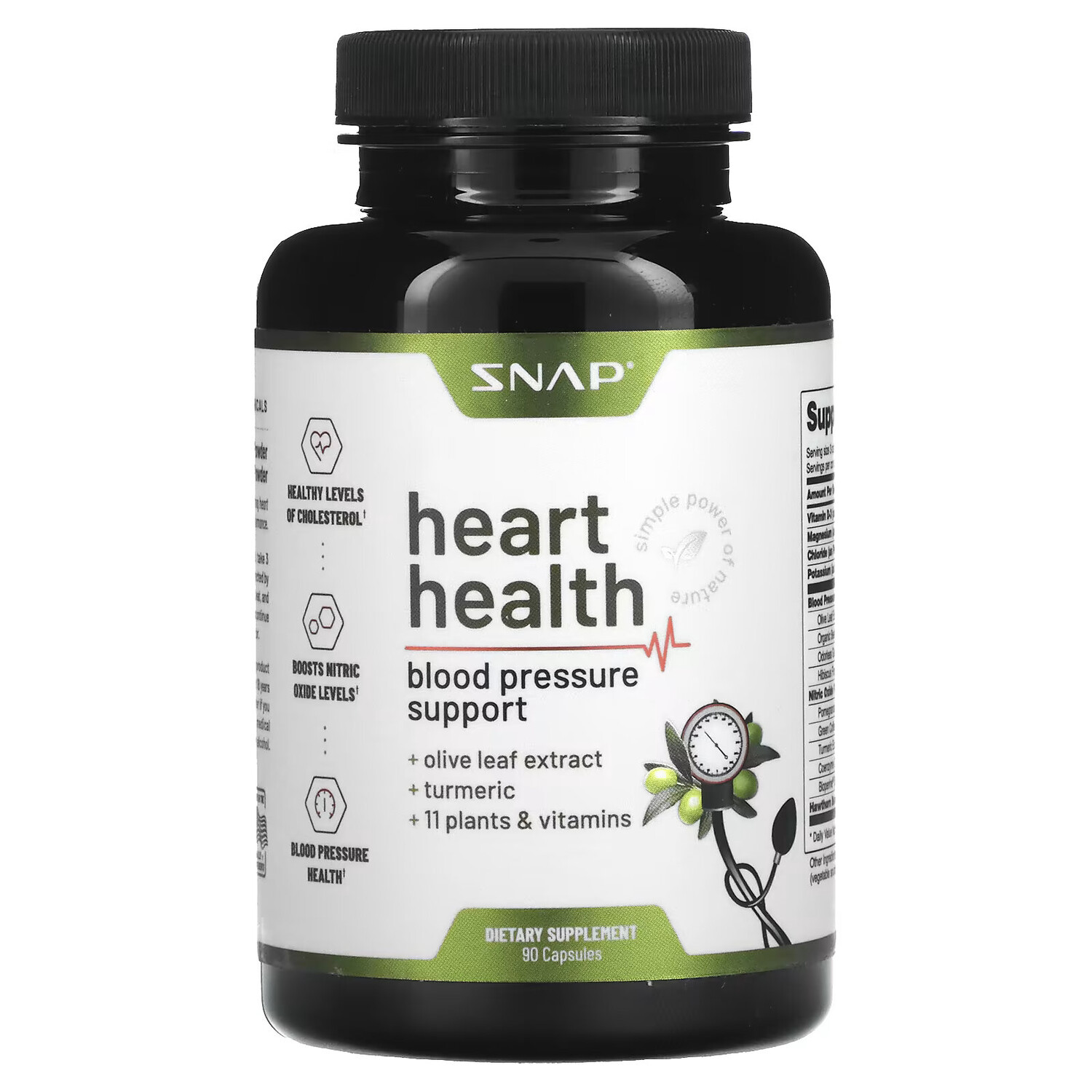 

Добавка Snap Supplements для здоровья сердца, 90 капсул