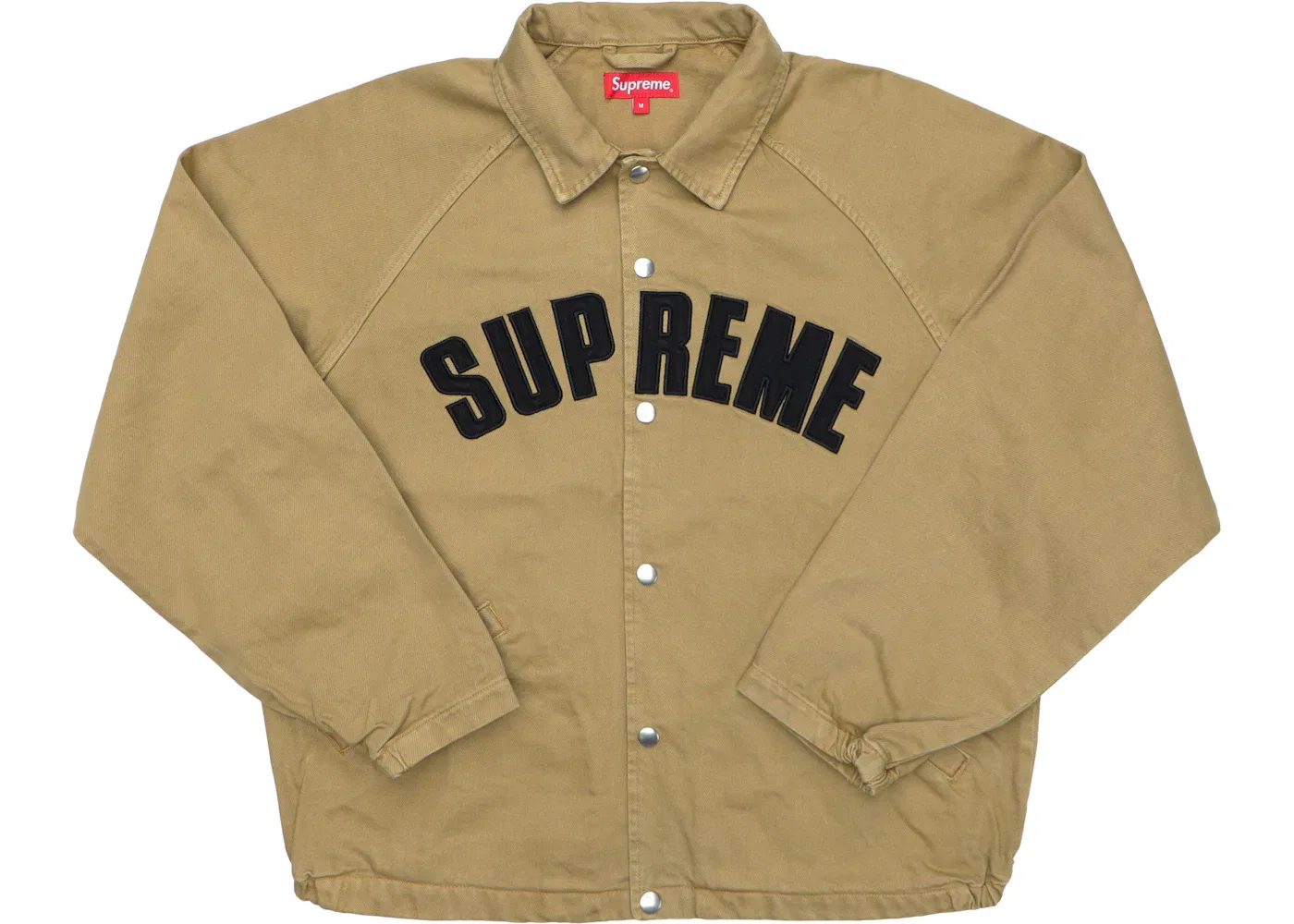 Мужская куртка на кнопках твиловая Snap Front Twill Supreme, цвет Light Gold