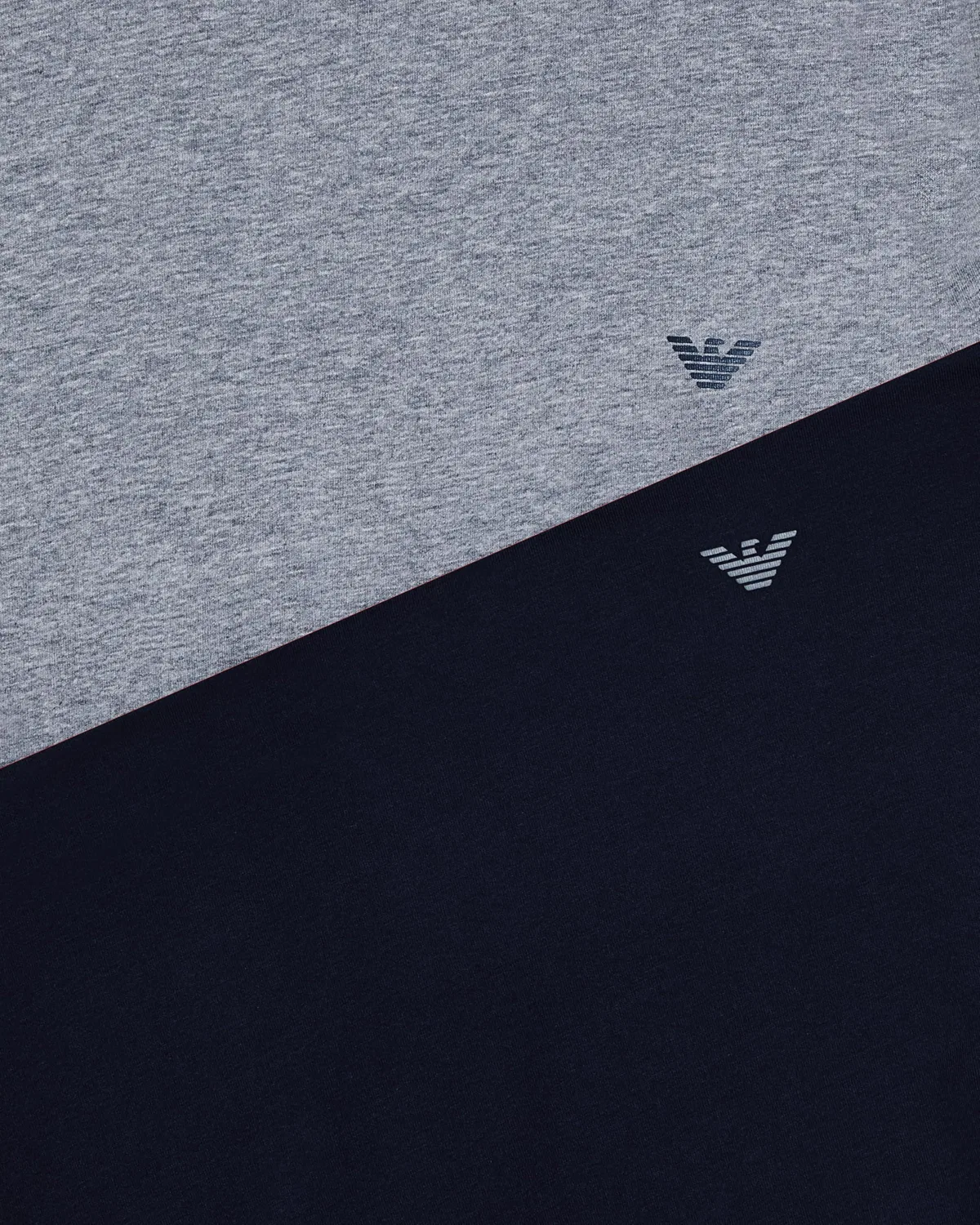Мужская футболка с коротким рукавом 111267 3F720 Emporio Armani, Grey Mel/Armani Blue — фото 4