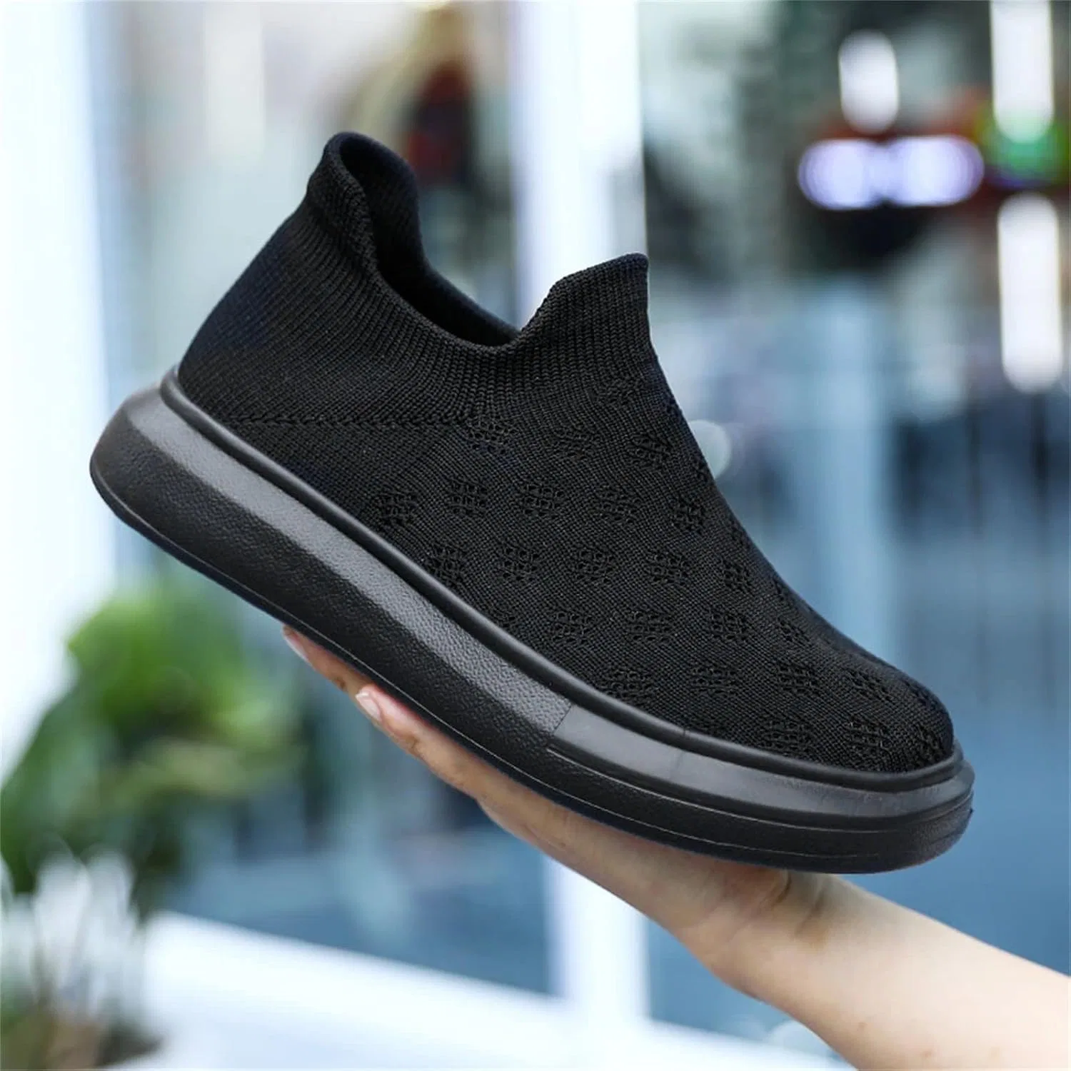 Детские кроссовки для мальчиков с сеткой Big Kid Boys Mesh Shoes, Black — фото 4