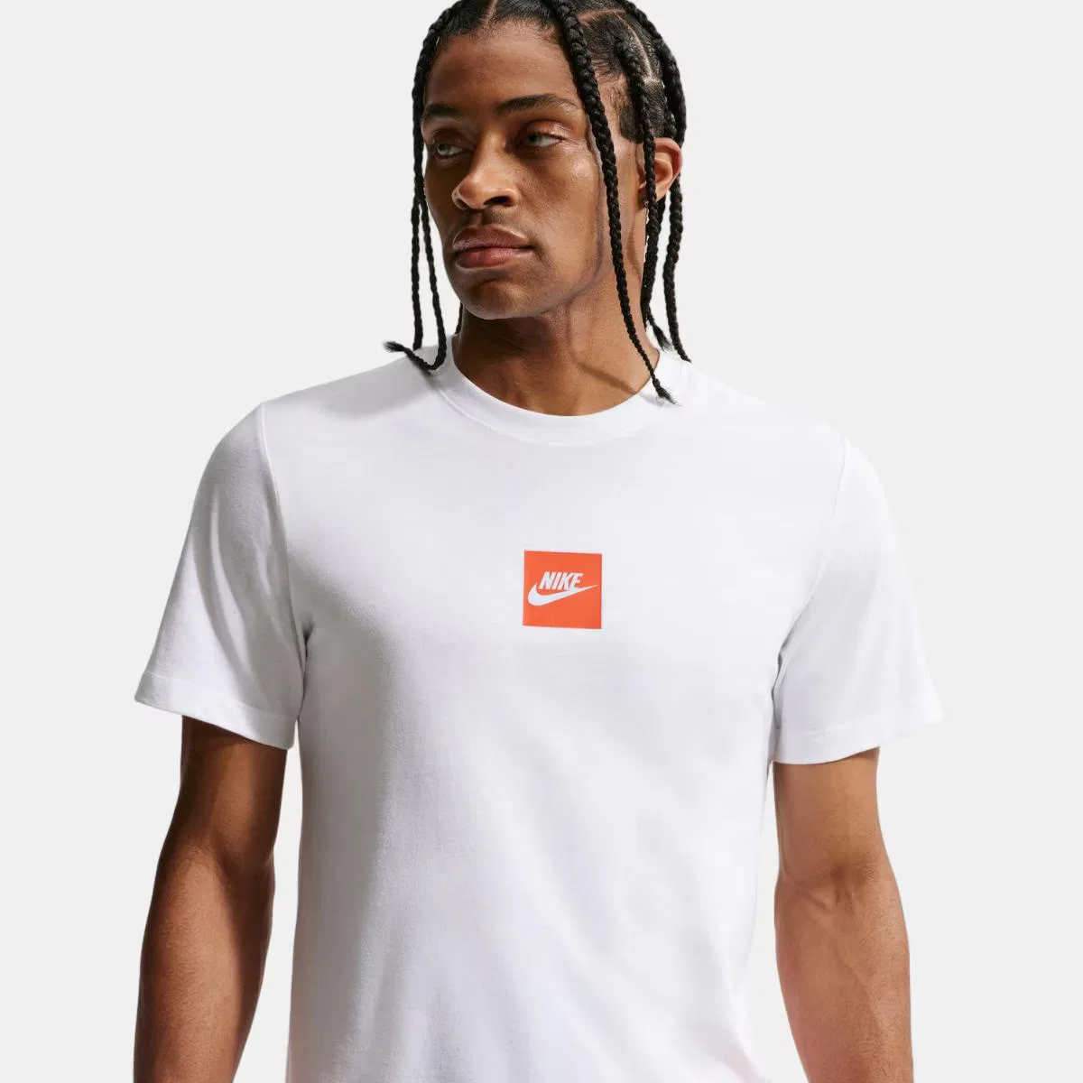 Мужская футболка, U Nsw Tee Std Jdi, Nike, белый