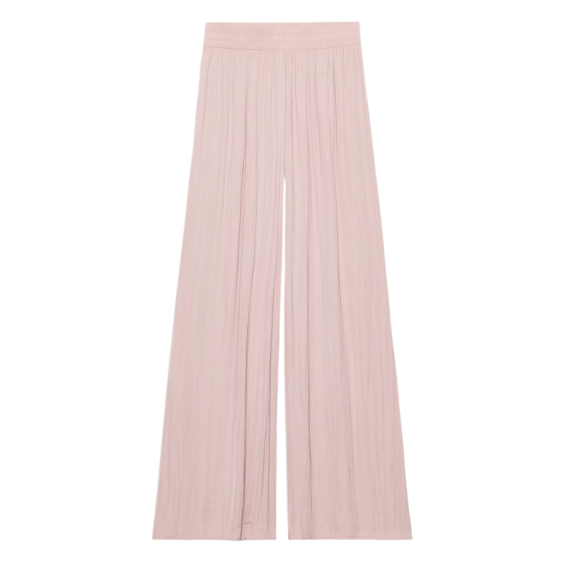 Брюки Zara Flowing Wide-Leg, розовый