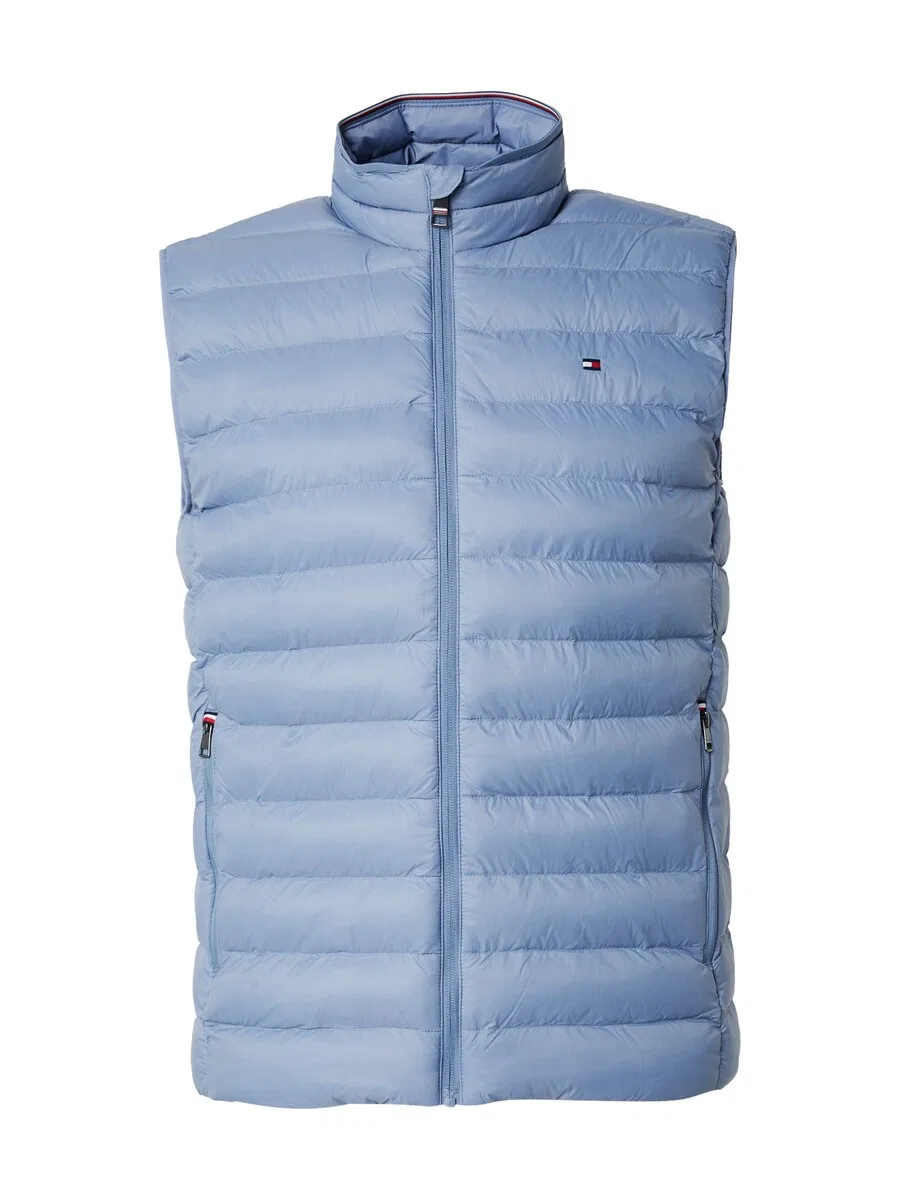 Жилет TOMMY HILFIGER 'Packable Quilted' светло-голубого цвета