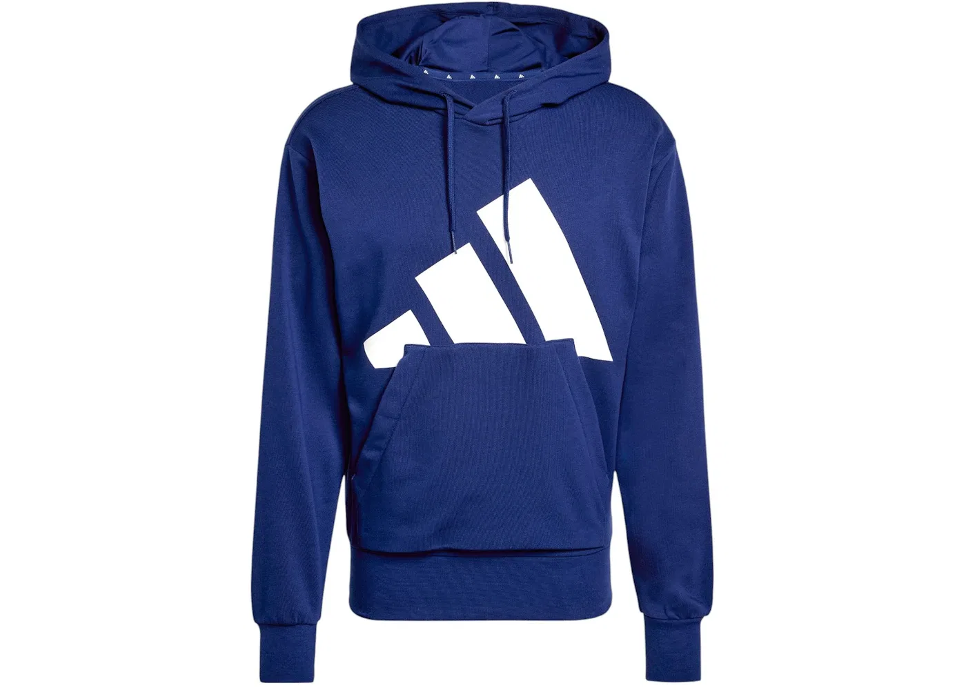 Мужская худи с длинным рукавом Essentials Big Logo French Terry Adidas, Dark Blue/White