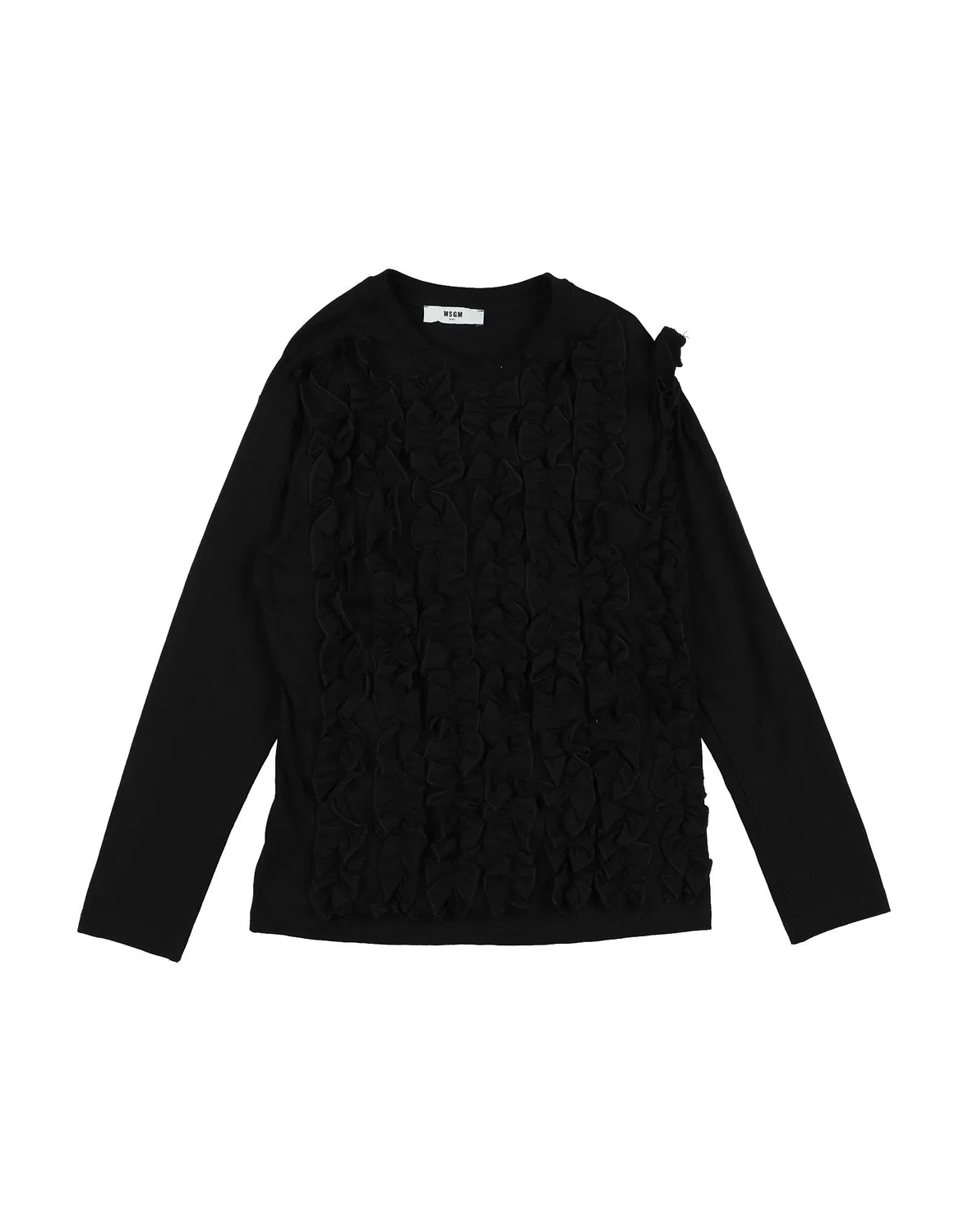 Лонгслив с длинным рукавом Msgm, черный