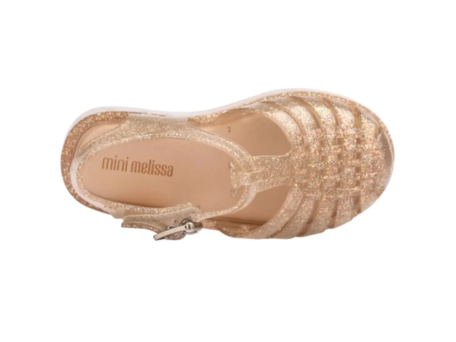 Сандалии рыболовные Posession Shiny Jelly, Mini Melissa, Taupe — фото 4