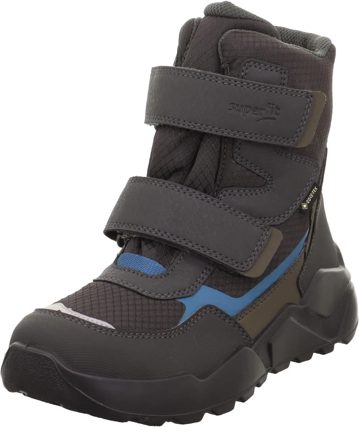 Детские ботинки для мальчиков ModernSnow Superfit, Grey Blue