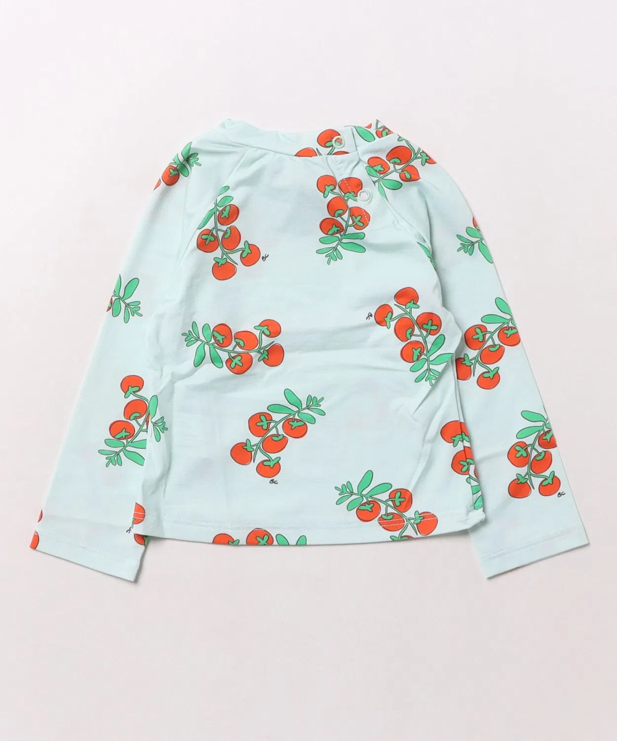 Детская футболка для плавания с длинным рукавоми принтом, модель Juicy Tomatoes BOBO CHOSES, Light Blue — фото 4