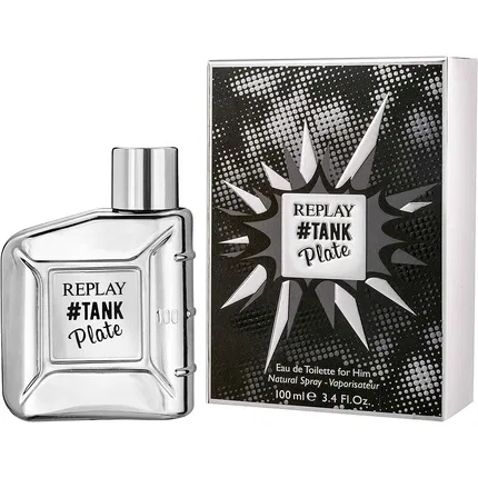 Туалетная вода Replay Tank Plate For Him, 100 мл