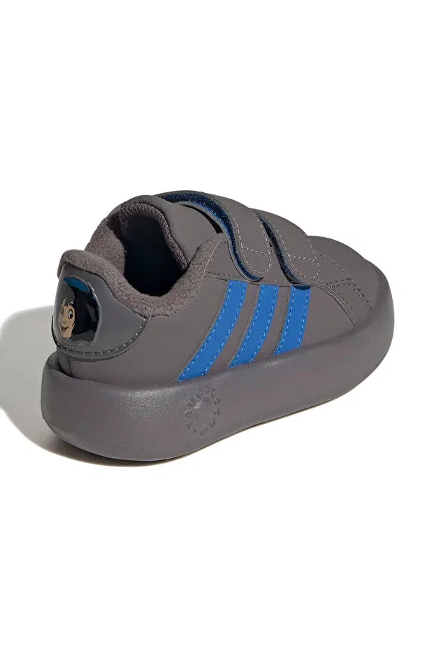 Детские кроссовки для девочек текстильные Grand Court Baloo Cf I Brown Sneakers Jr5632 Adidas, Brown — фото 4