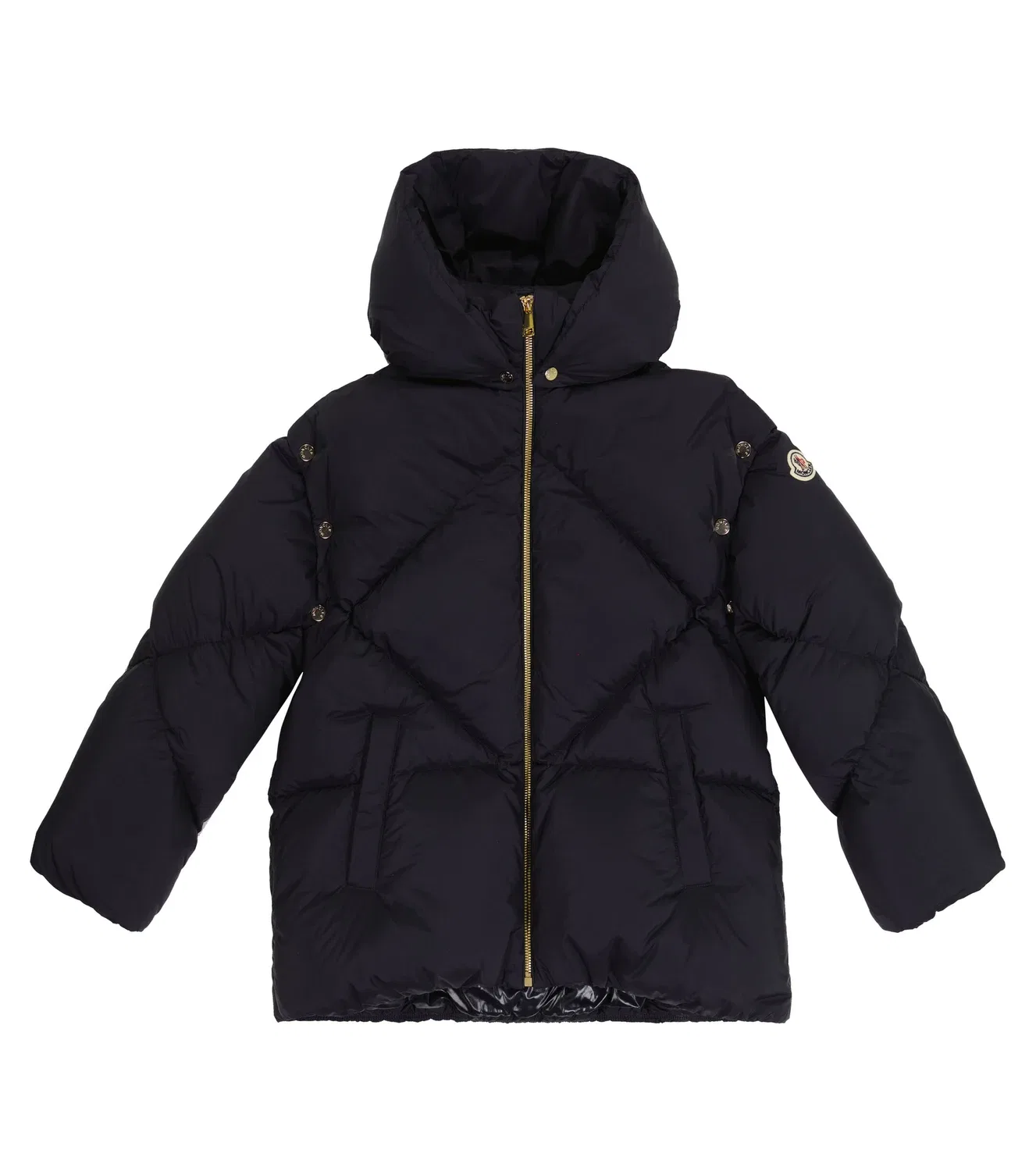 Пуховик с капюшоном Gulsen Moncler Enfant, синий