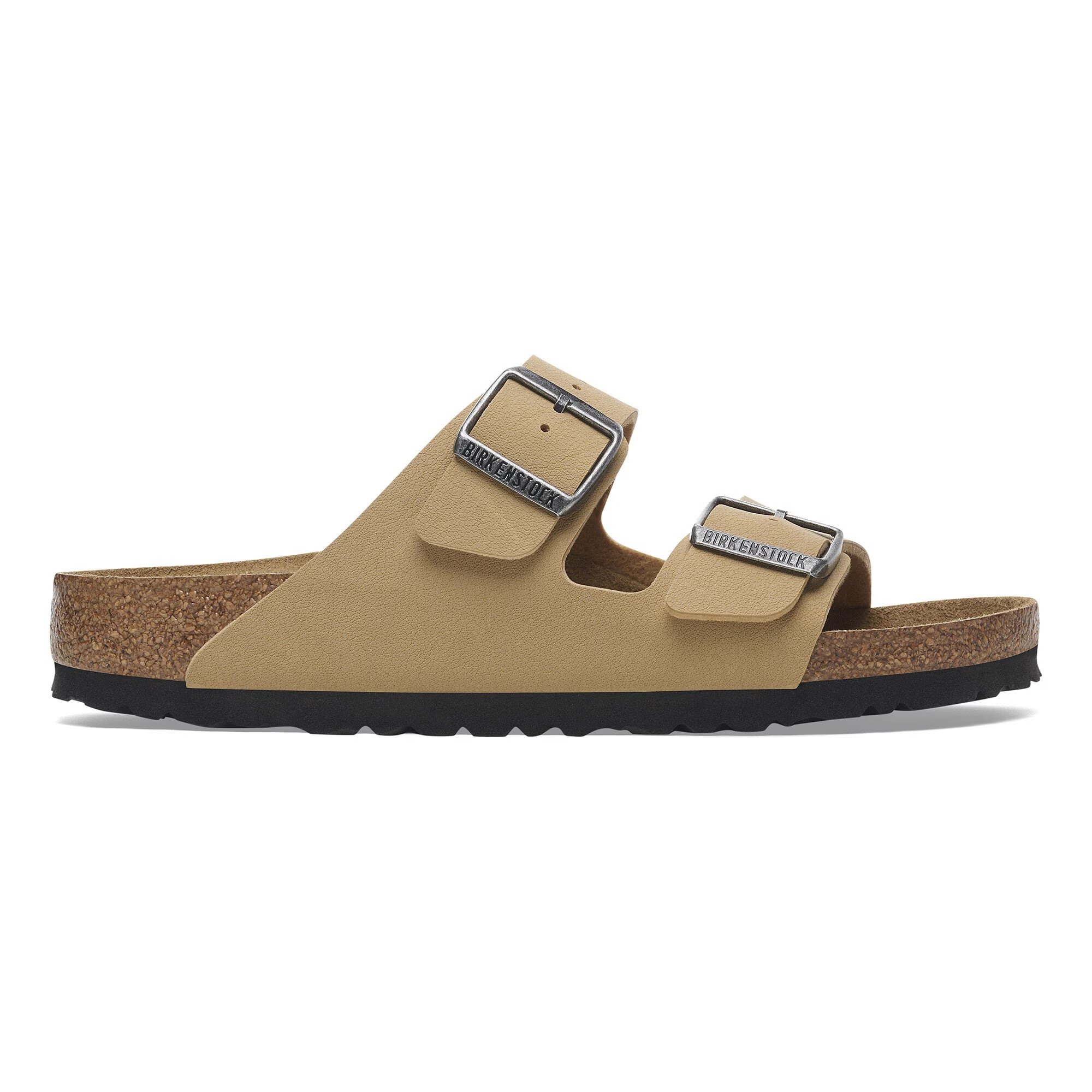 

Сандалии Birkenstock Arizona Birko-Flor Nubuk, бежевый