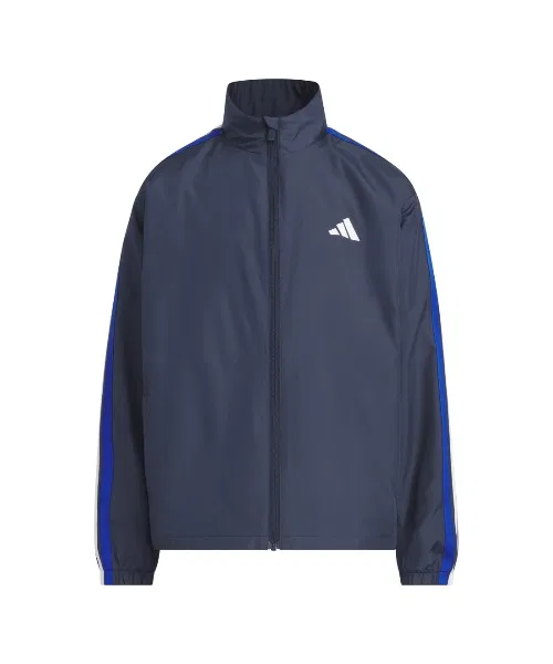 Спортивный костюм adidas детский лос-фит цвет блок трикотажный темно-синий — фото 3