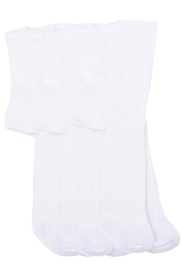 Детские колготки хлопковые 3 шт Hepsine Rakip, White
