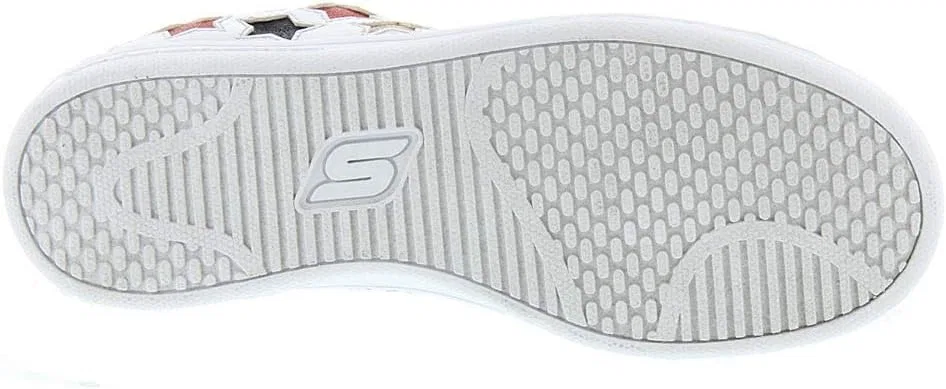 Детские кроссовки для девочек Omne- Lil' Star Side Skechers, Silver/Multi — фото 4
