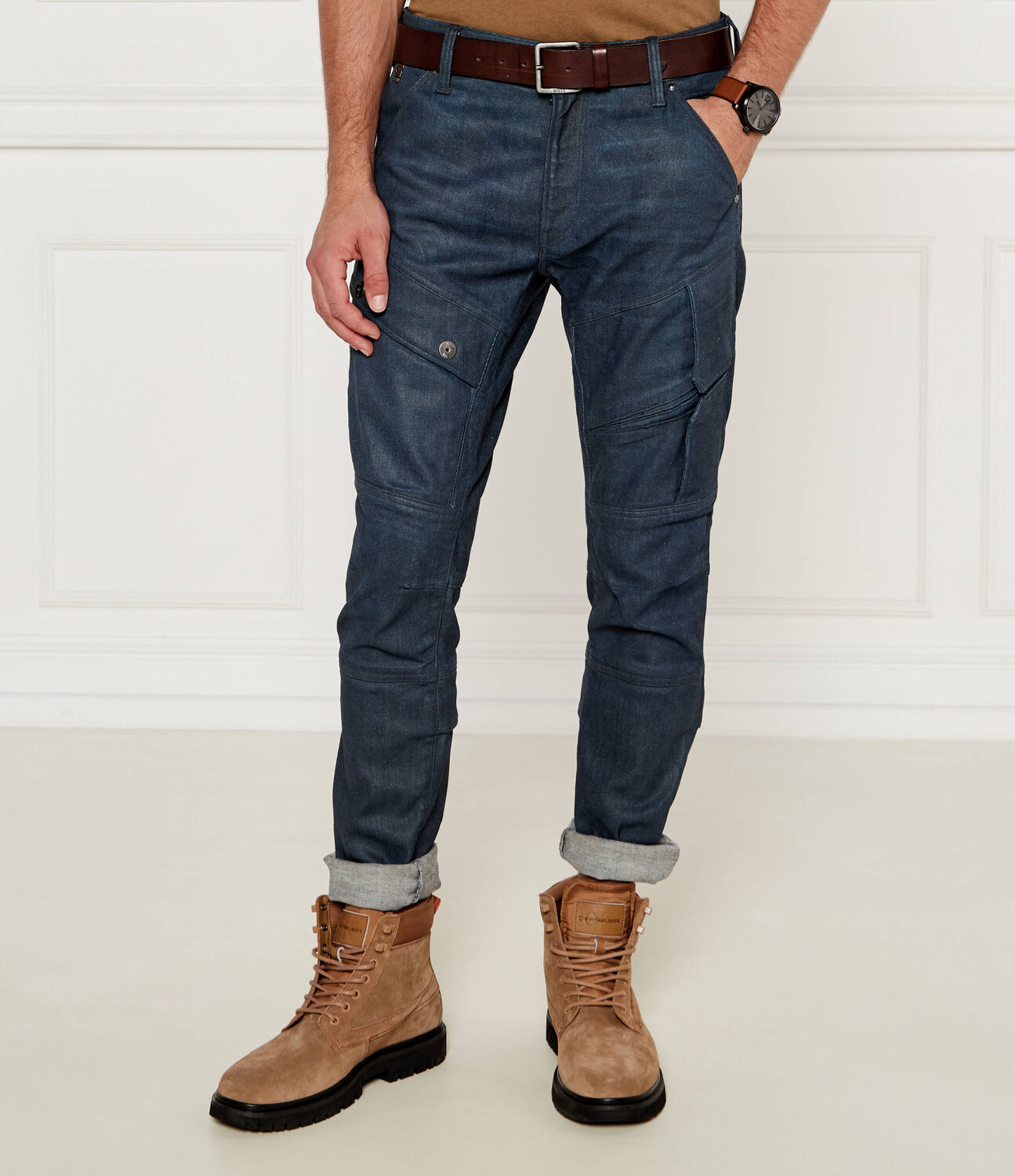 

Джинсы G- Star Raw Airblaze 3D Skinny fit, темно-синий