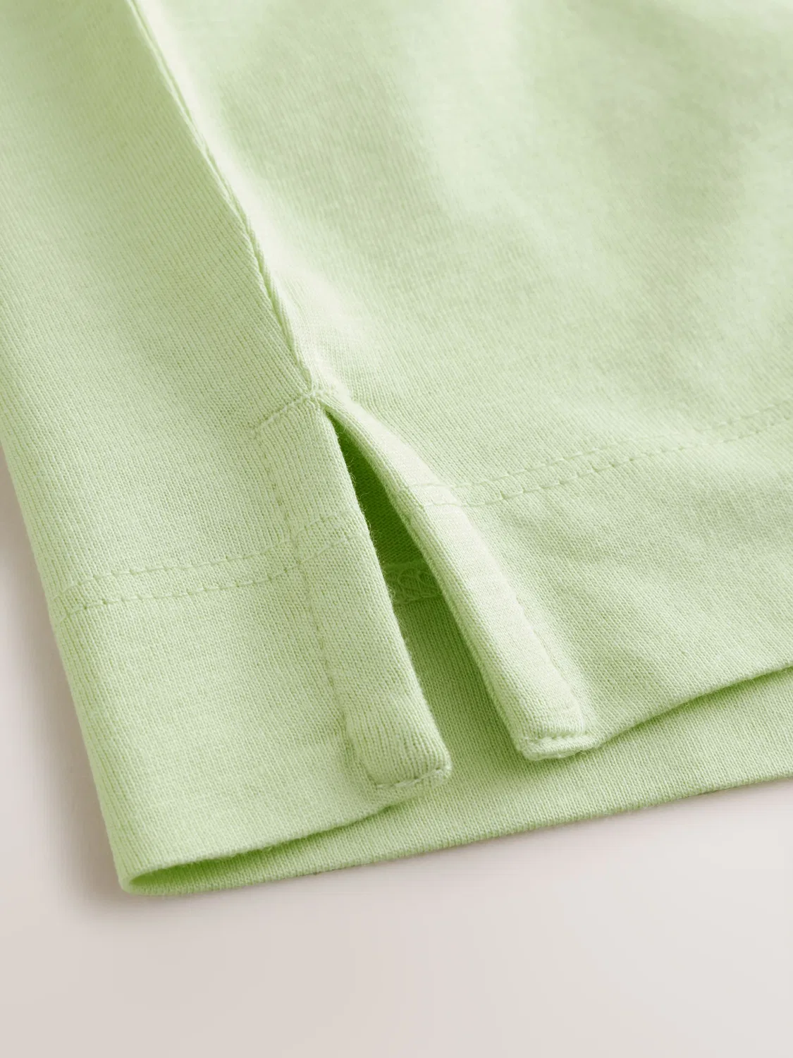 Футболка свободного кроя с V-образным вырезом, Lime Green Next — фото 4
