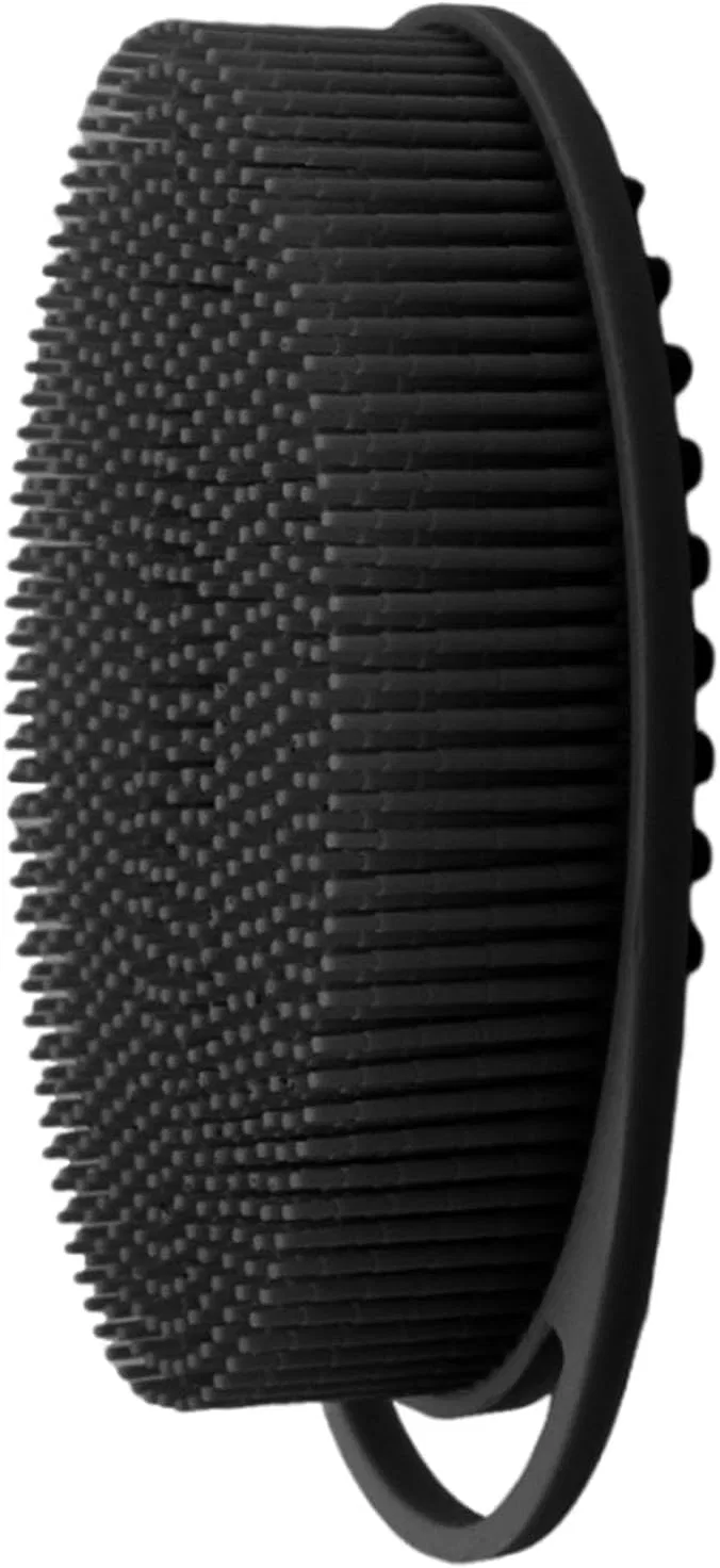 Силиконовая щетка для душа, Generic, Black
