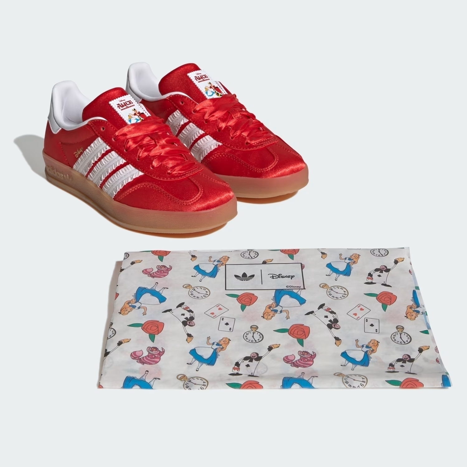 Кроссовки Adidas Disney Gazelle Indoor IH1761, красный — фото 2