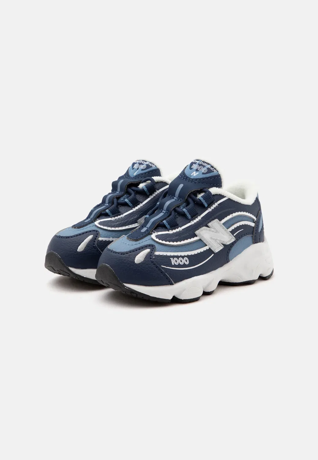 1000 кроссовок унисекс New Balance, Navy/Heron Blue — фото 2