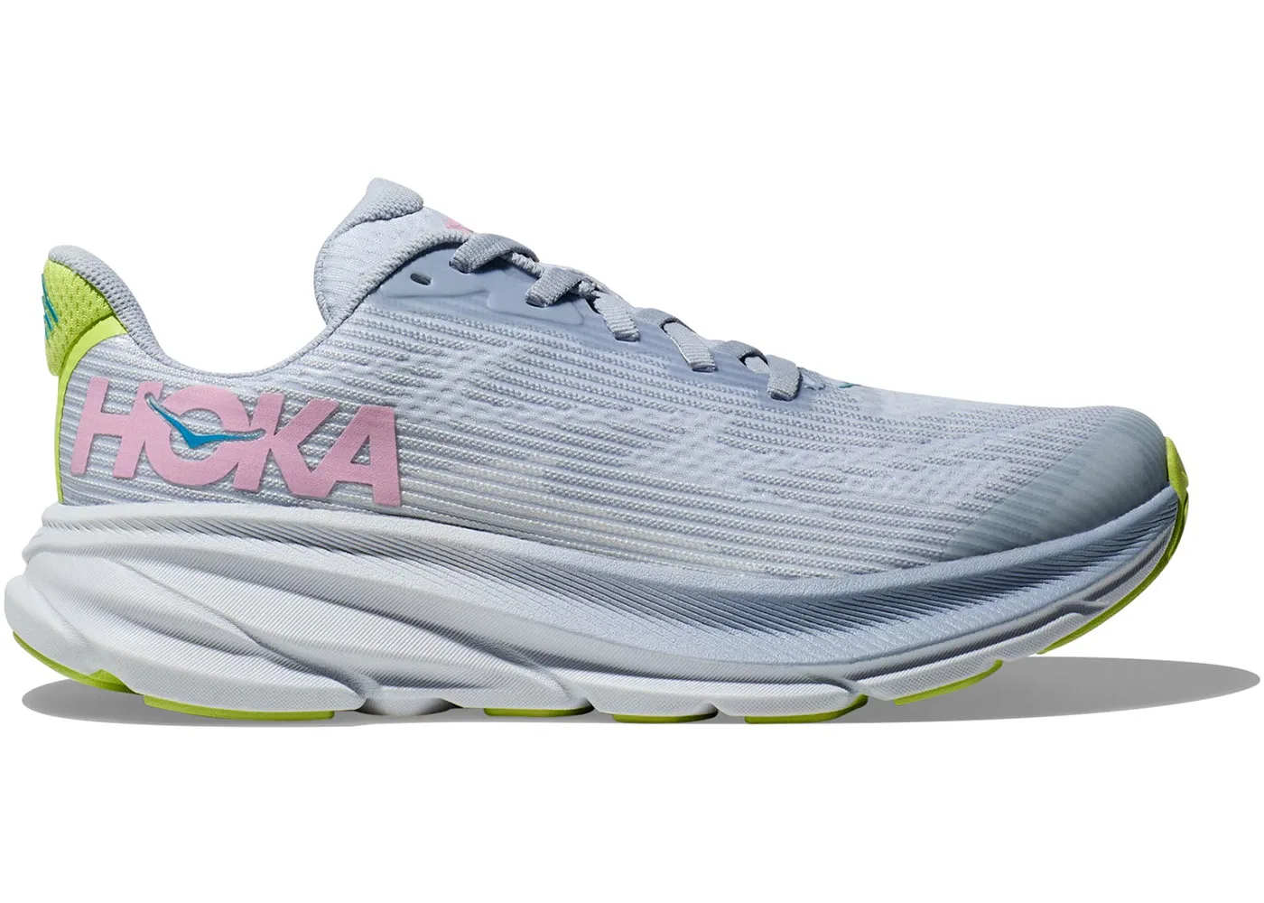 Детские кроссовки для мальчиков и девочек с амортизацией Hoka One One Clifton 9, Gull Sea Ice