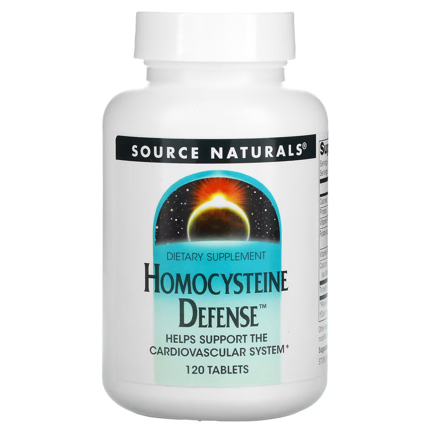 

Source Naturals, Защита гомоцистеина, 120 таблеток