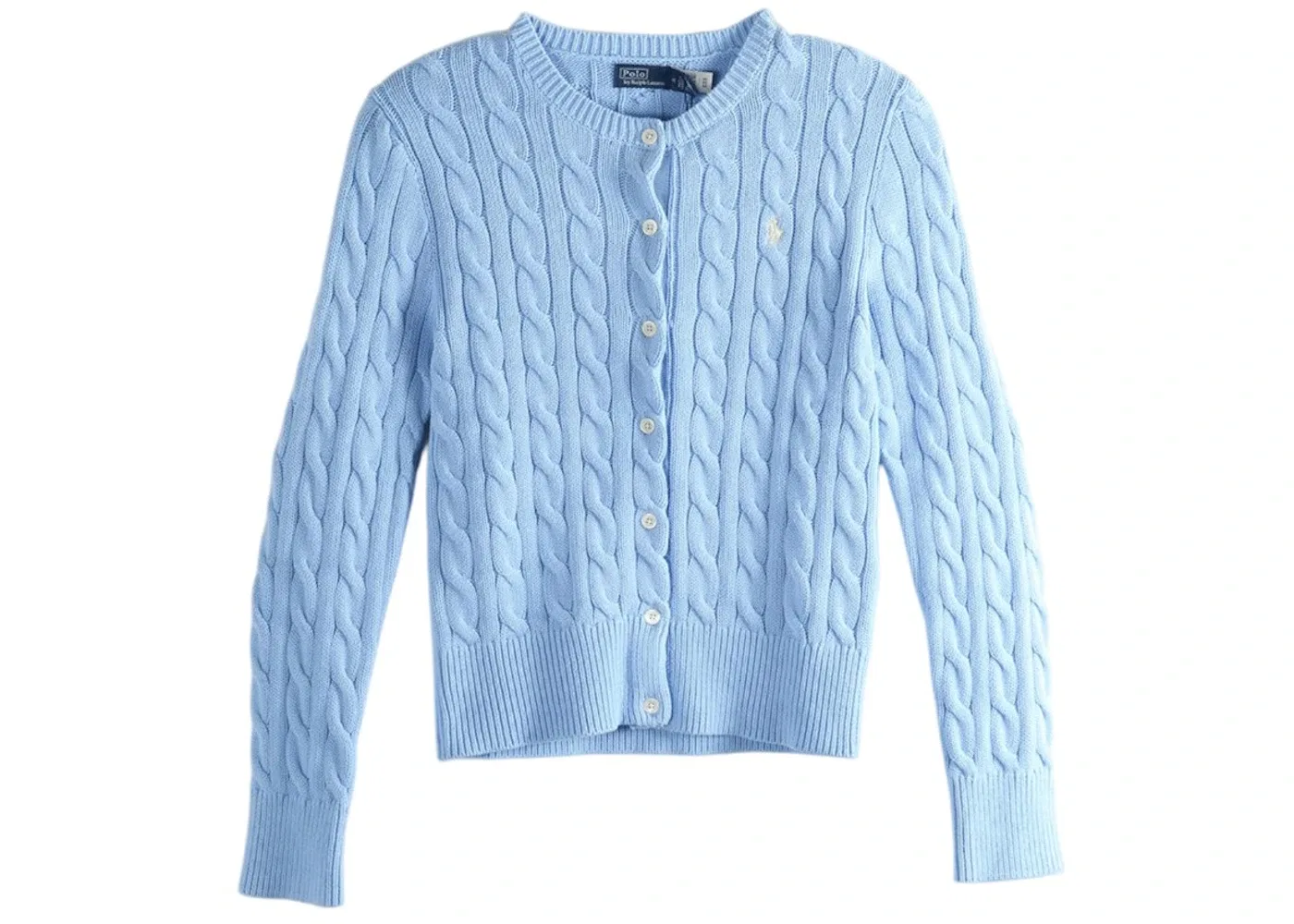 Женский кардиган с длинным рукавом Cardigan Polo Ralph Lauren, Baby Blue