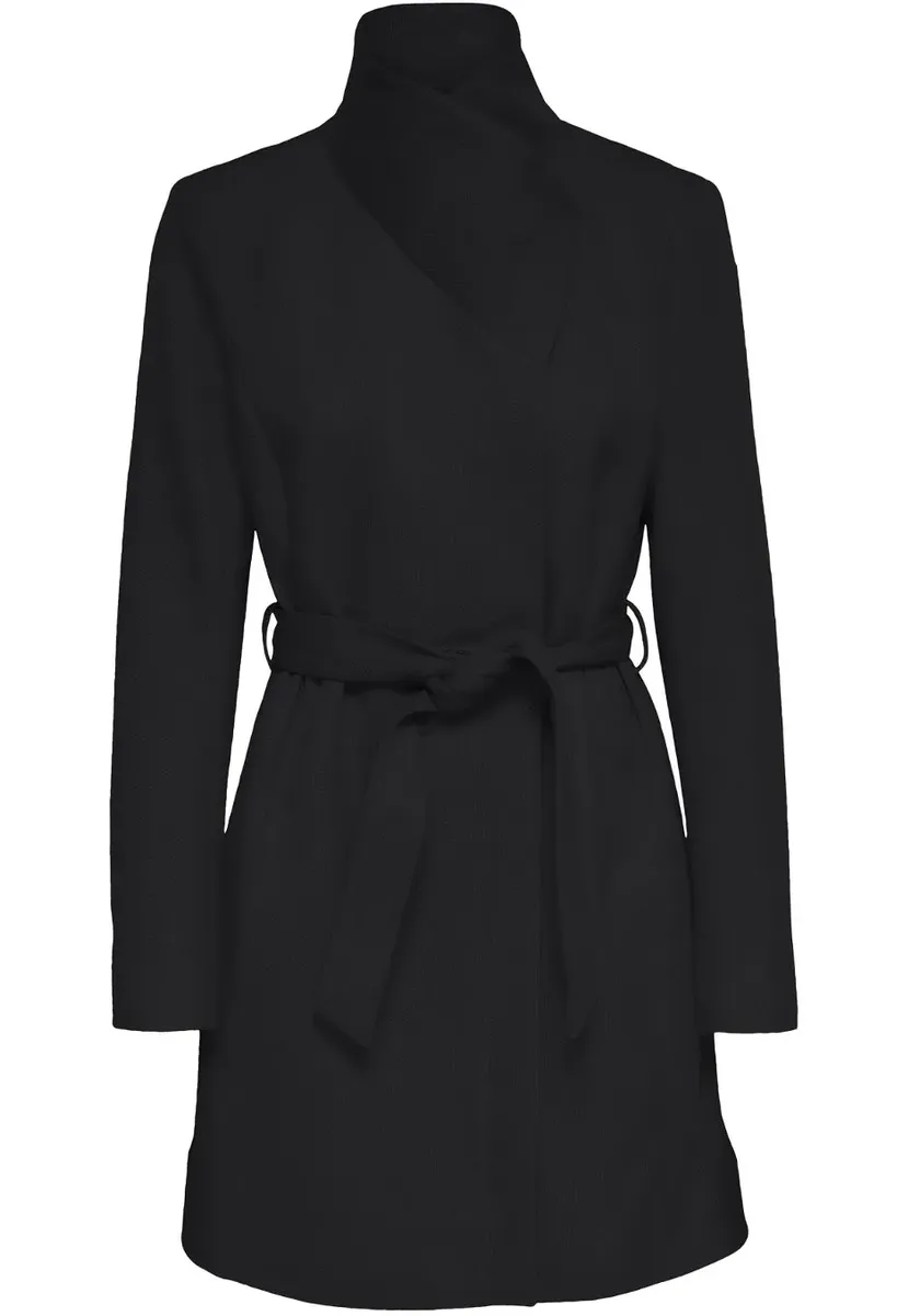 

Only полупальто "ONLELLI LIGHT COAT CS OTW", цвет Black Detail:Solid
