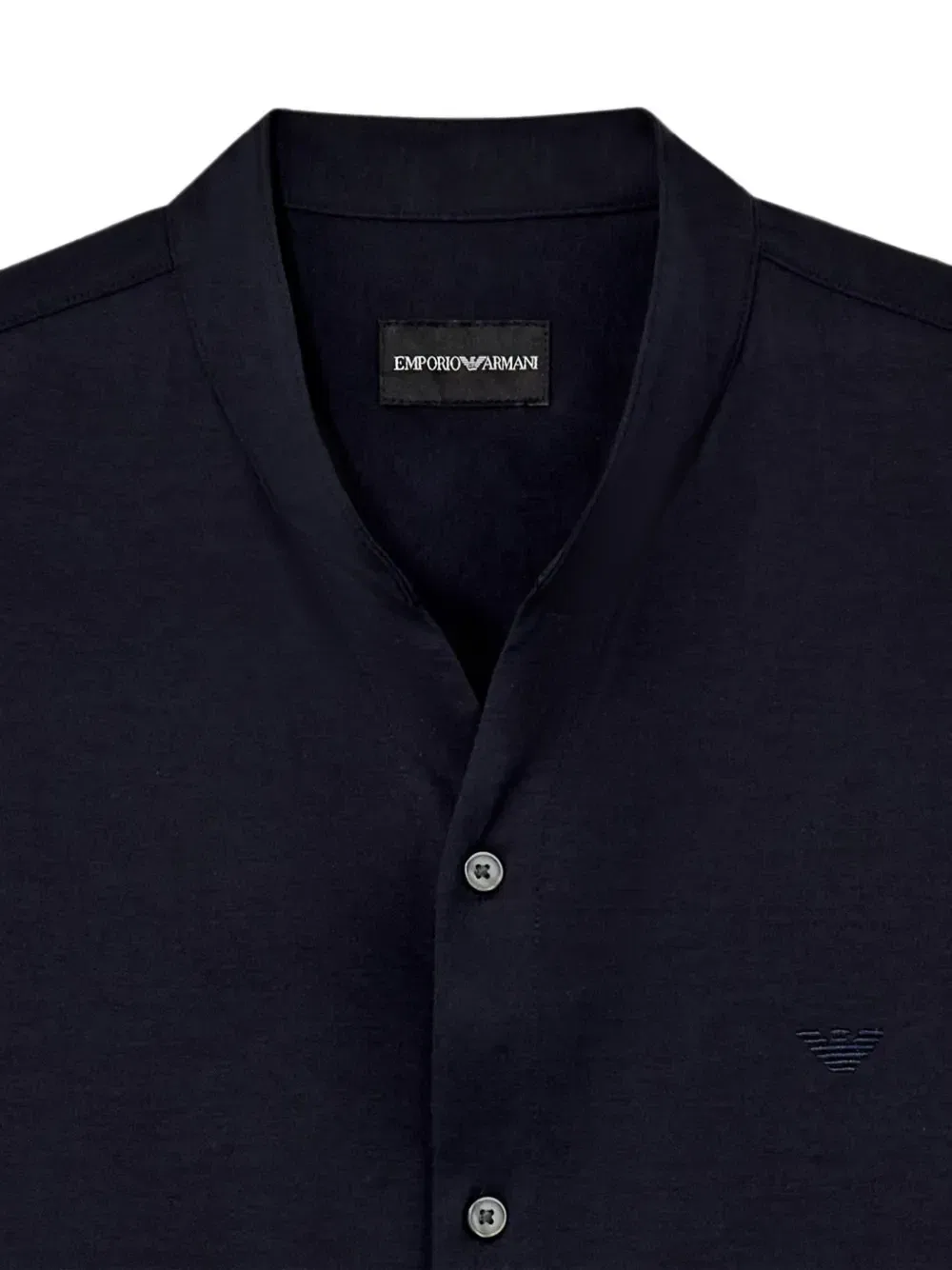 Рубашка с короткими рукавами Emporio Armani, синий — фото 3