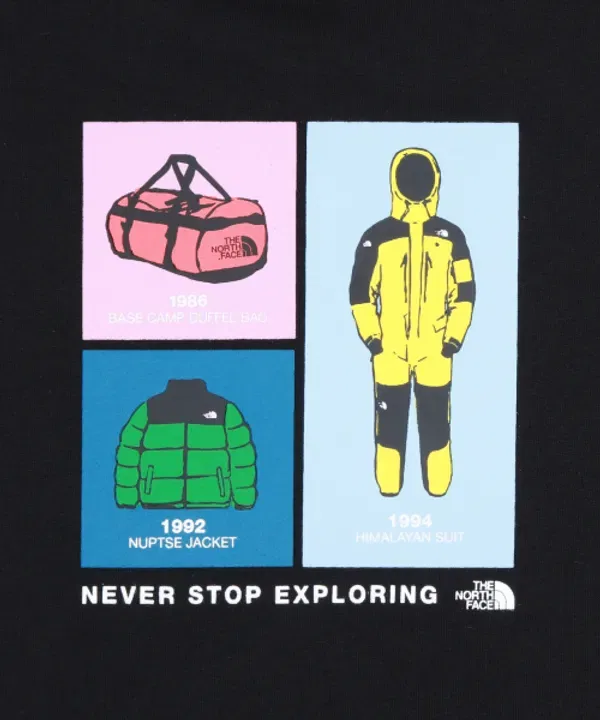 Футболка с эмблемой архив, Kids Emblem Archive, The North Face Kids, черный — фото 3