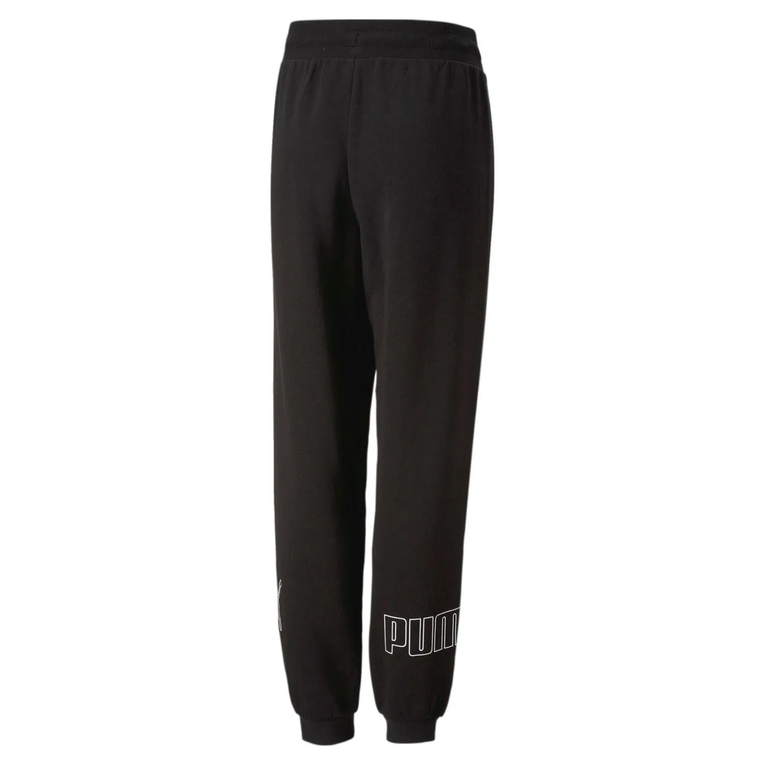 Детские штаны для тренировок с высоким поясом Puma High-Waist Pants TR G, Schwarz — фото 3