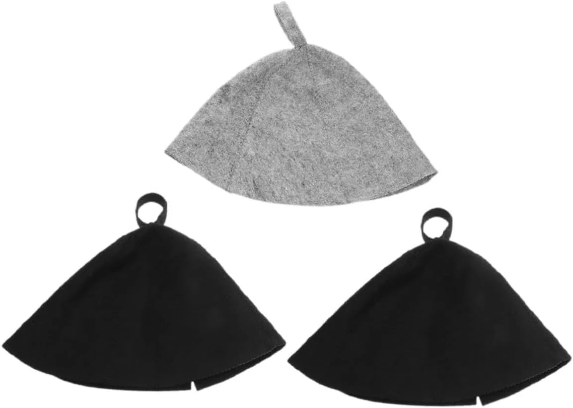 Шапочка для душа 3 штуки Healeved, Felt cloth, 34x30x0.4 см
