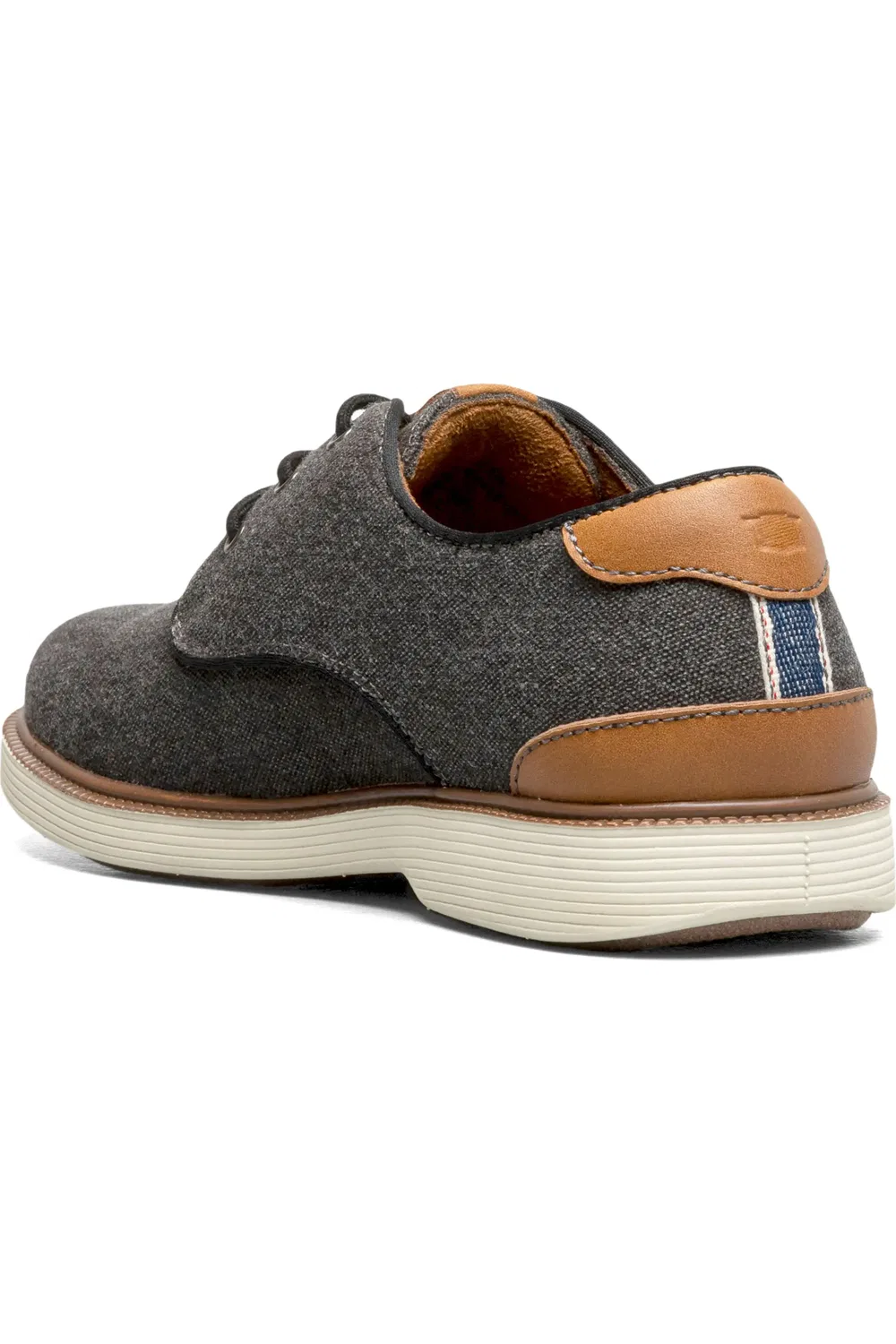 Туфли оксфорды детские на плоской подошве Highland Florsheim, черный — фото 2